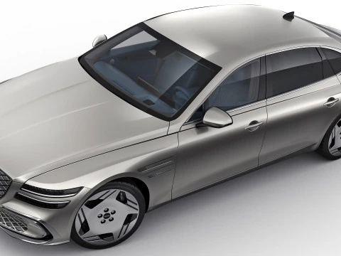 Genesis Electrified G80 Long 2025 3D Model