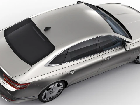 Genesis Electrified G80 Long 2025 3D Model