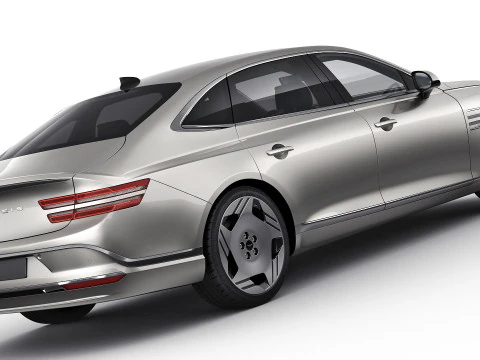 Genesis Electrified G80 Long 2025 3D Model