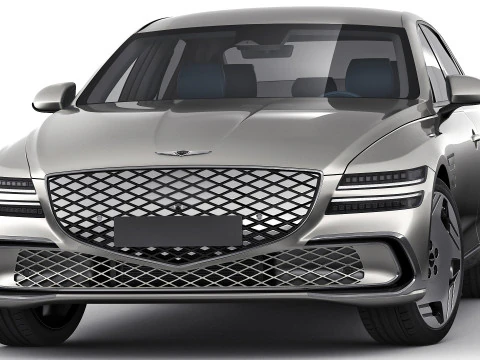 Genesis Electrified G80 Long 2025 3D Model
