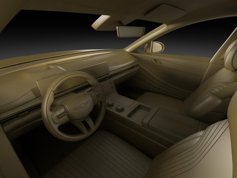 Genesis Electrified G80 Long 2025 3D Модель