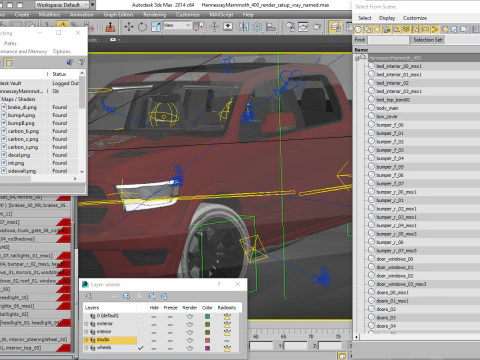 Hennessey MAMMOTH 400 3D Model