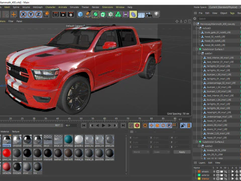 Hennessey MAMMOTH 400 3D Model