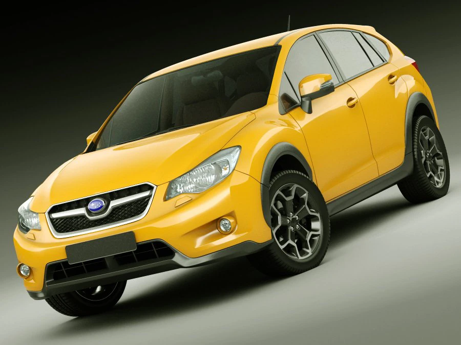 subaru xv 2012 3D Model .c4d .max .obj .3ds .fbx .stl .blend 