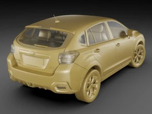 subaru xv 2012 3D Model