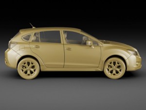 subaru xv 2012 Modèle 3D