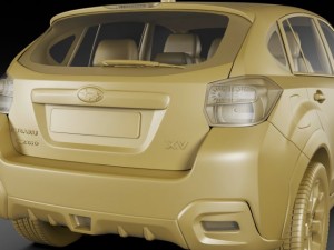 subaru xv 2012 Modèle 3D