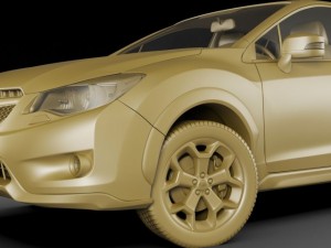 subaru xv 2012 Modèle 3D