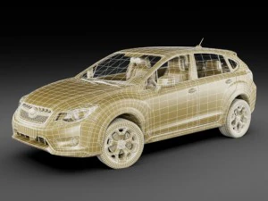 subaru xv 2012 3D Model