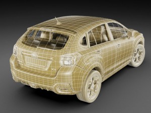 subaru xv 2012 Modèle 3D