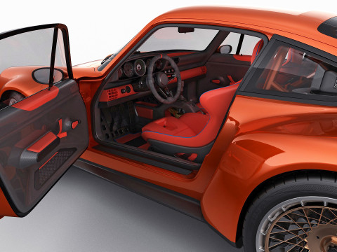 Singer 911 DLS Turbo Track Modèle 3D