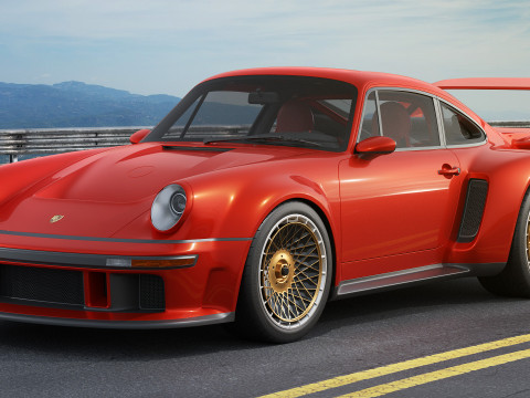 Singer 911 DLS Turbo Track Modèle 3D