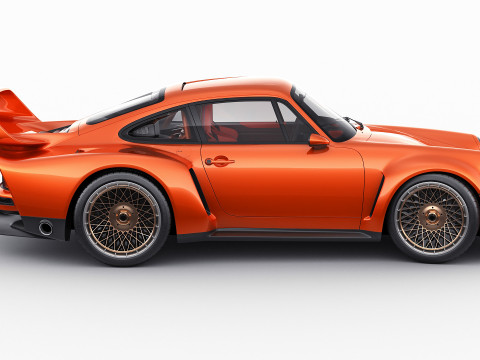 Singer 911 DLS Turbo Track Modèle 3D
