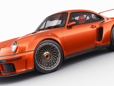 Singer 911 DLS Turbo Track Modèle 3D
