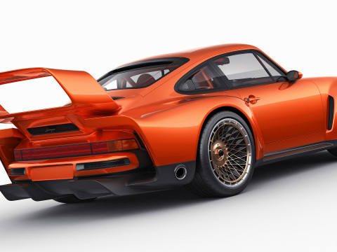 Singer 911 DLS Turbo Track Modèle 3D