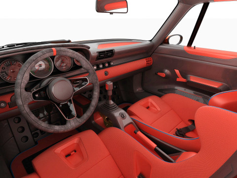 Singer 911 DLS Turbo Track Modèle 3D
