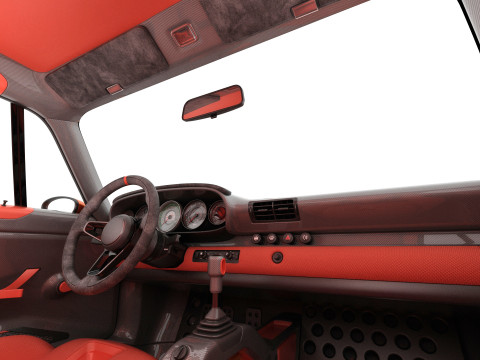 Singer 911 DLS Turbo Track Modèle 3D