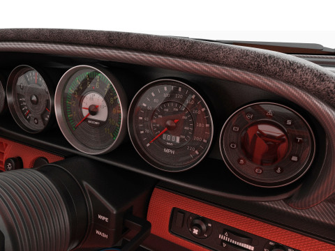 Singer 911 DLS Turbo Track Modèle 3D