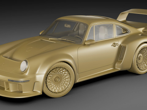 Singer 911 DLS Turbo Track Modèle 3D