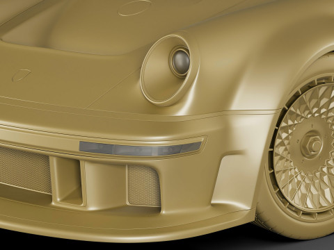Singer 911 DLS Turbo Track Modèle 3D