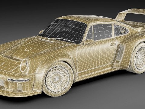 Singer 911 DLS Turbo Track Modèle 3D