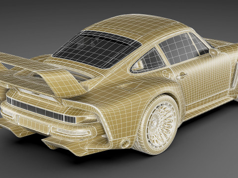 Singer 911 DLS Turbo Track Modèle 3D