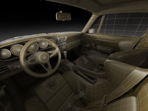 Singer 911 DLS Turbo Track Modèle 3D