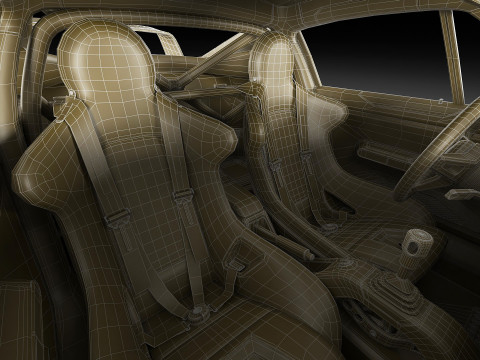 Singer 911 DLS Turbo Track Modèle 3D
