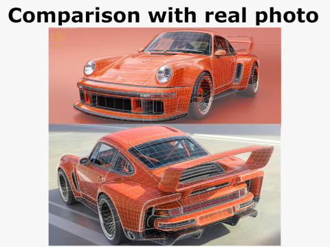 Singer 911 DLS Turbo Track Modèle 3D