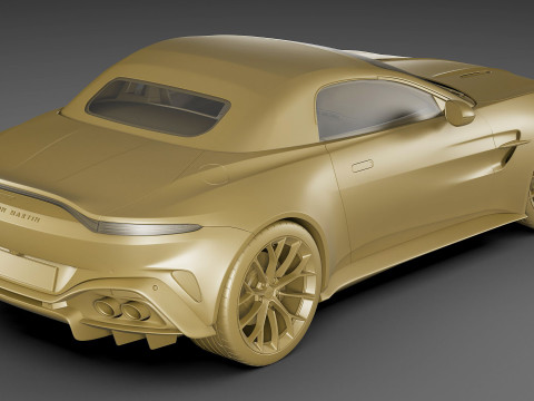 Aston Martin Vantage Roadster 2025 Modelo 3D