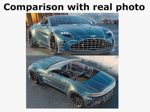 Aston Martin Vantage Roadster 2025 Modelo 3D