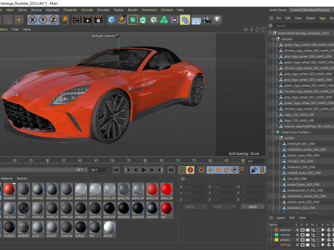 Aston Martin Vantage Roadster 2025 Modelo 3D