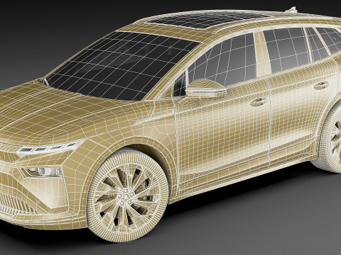 Skoda Enyaq 2025 3D Model