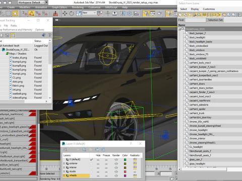 Skoda Enyaq 2025 3D Model
