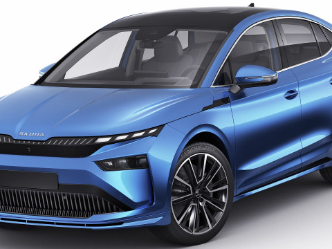 Skoda Enyaq Coupe 2025 Modelo 3D