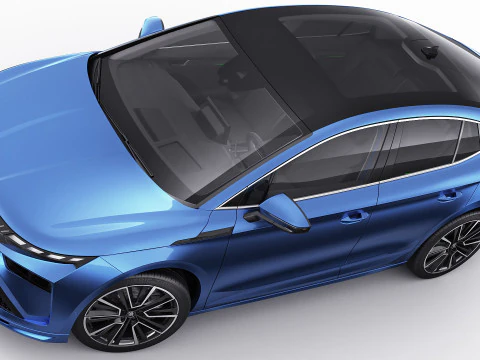 Skoda Enyaq Coup&eacute; 2025 Modelo 3D