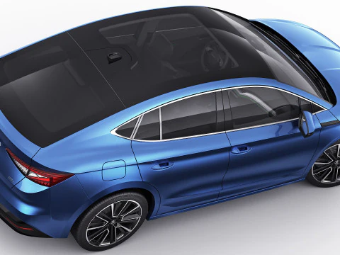 Skoda Enyaq Coup&eacute; 2025 Modelo 3D