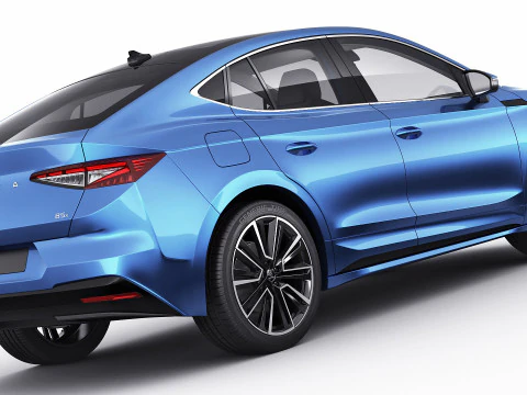 Skoda Enyaq Coup&eacute; 2025 Modelo 3D