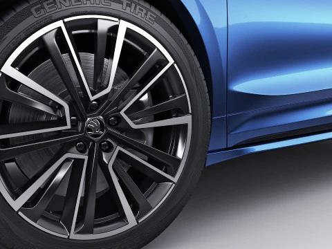 Skoda Enyaq Coup&eacute; 2025 Modelo 3D