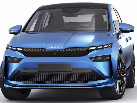 Skoda Enyaq Coup&eacute; 2025 Modelo 3D