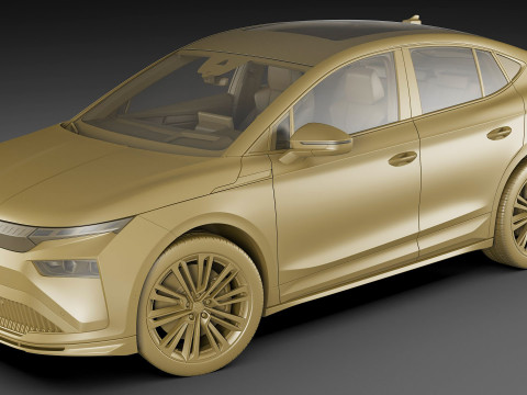 Skoda Enyaq Coupe 2025 Modelo 3D