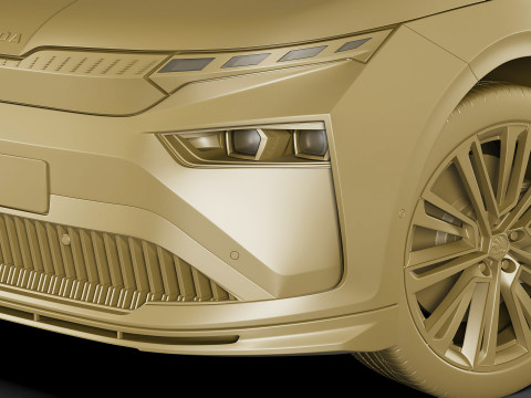 Skoda Enyaq Coupe 2025 Modelo 3D