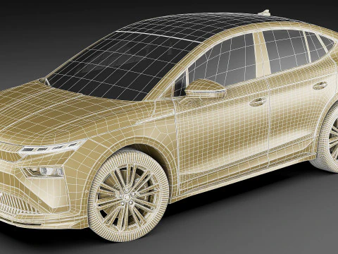 Skoda Enyaq Coup&eacute; 2025 Modelo 3D