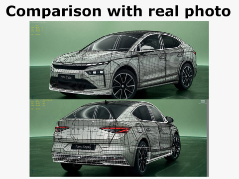 Skoda Enyaq Coupe 2025 Modelo 3D