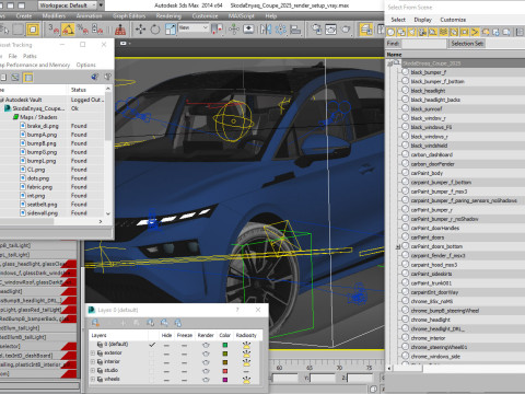 Skoda Enyaq Coupe 2025 Modelo 3D