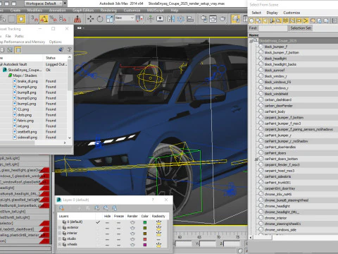 Skoda Enyaq Coup&eacute; 2025 Modelo 3D