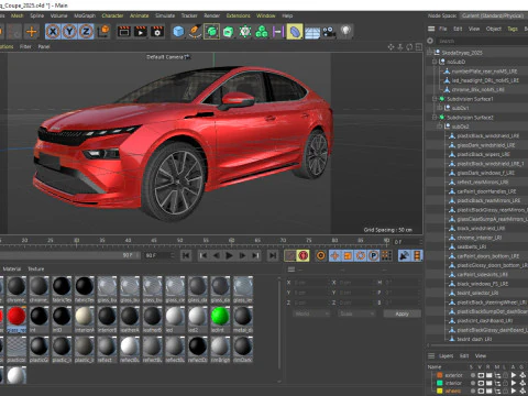 Skoda Enyaq Coup&eacute; 2025 Modelo 3D