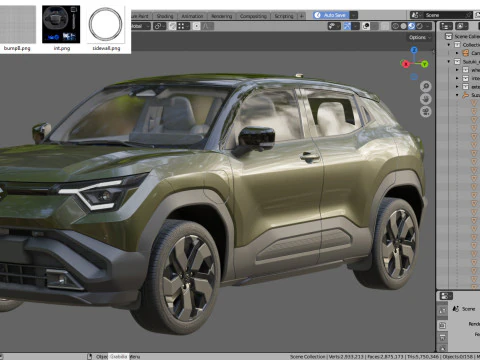 Suzuki e Vitara 2025 3D Model