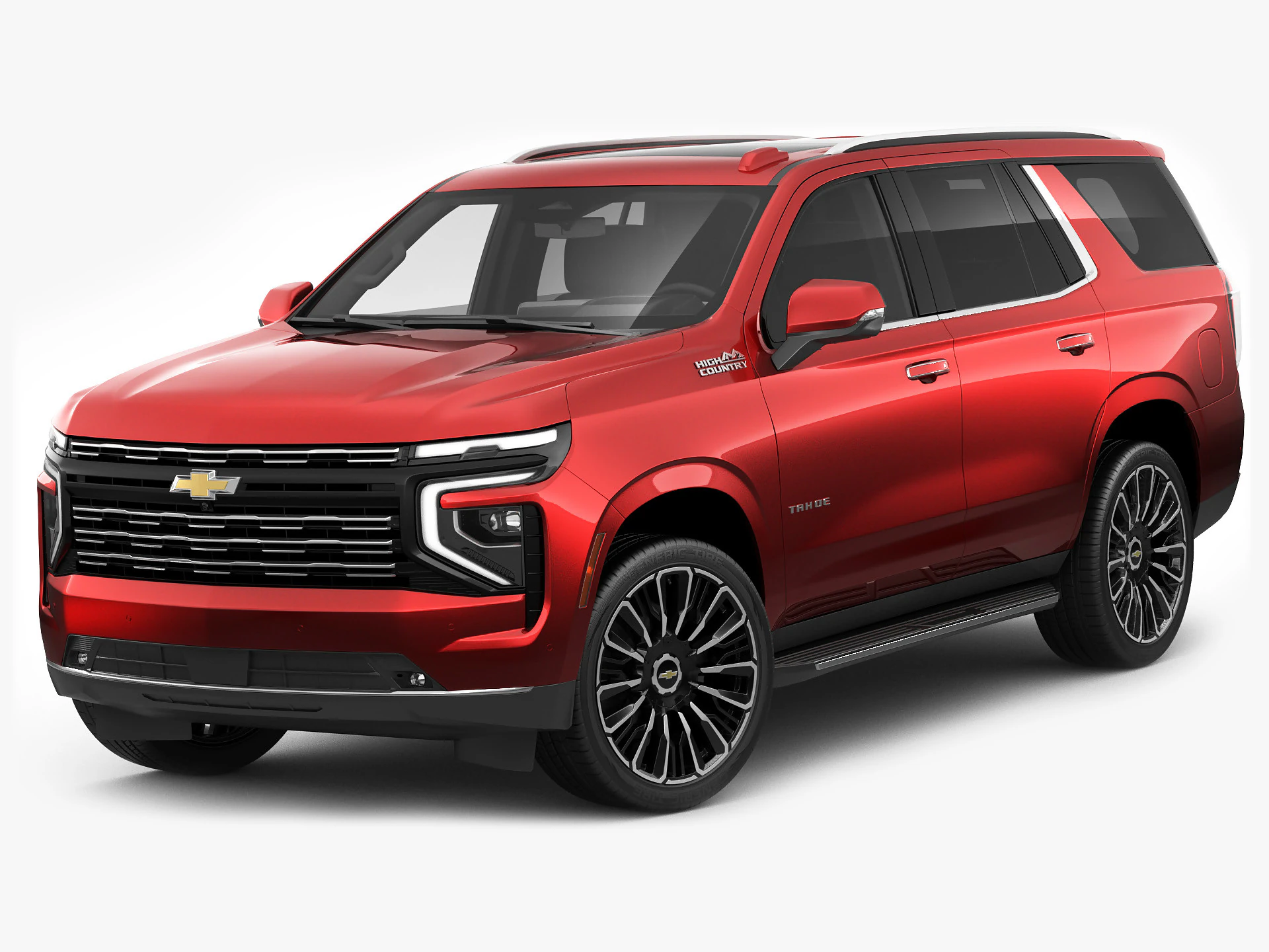 Tahoe High Country SUV 2025 3D Model .c4d .max .obj .3ds .fbx .stl .blend
