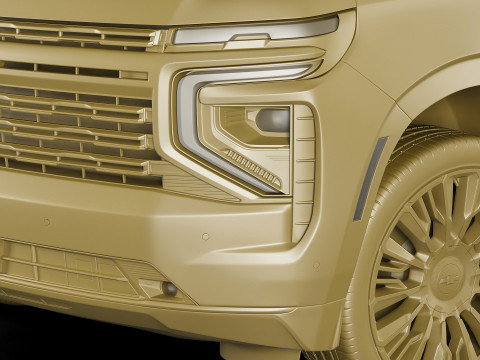 Tahoe High Country SUV 2025 3D Model